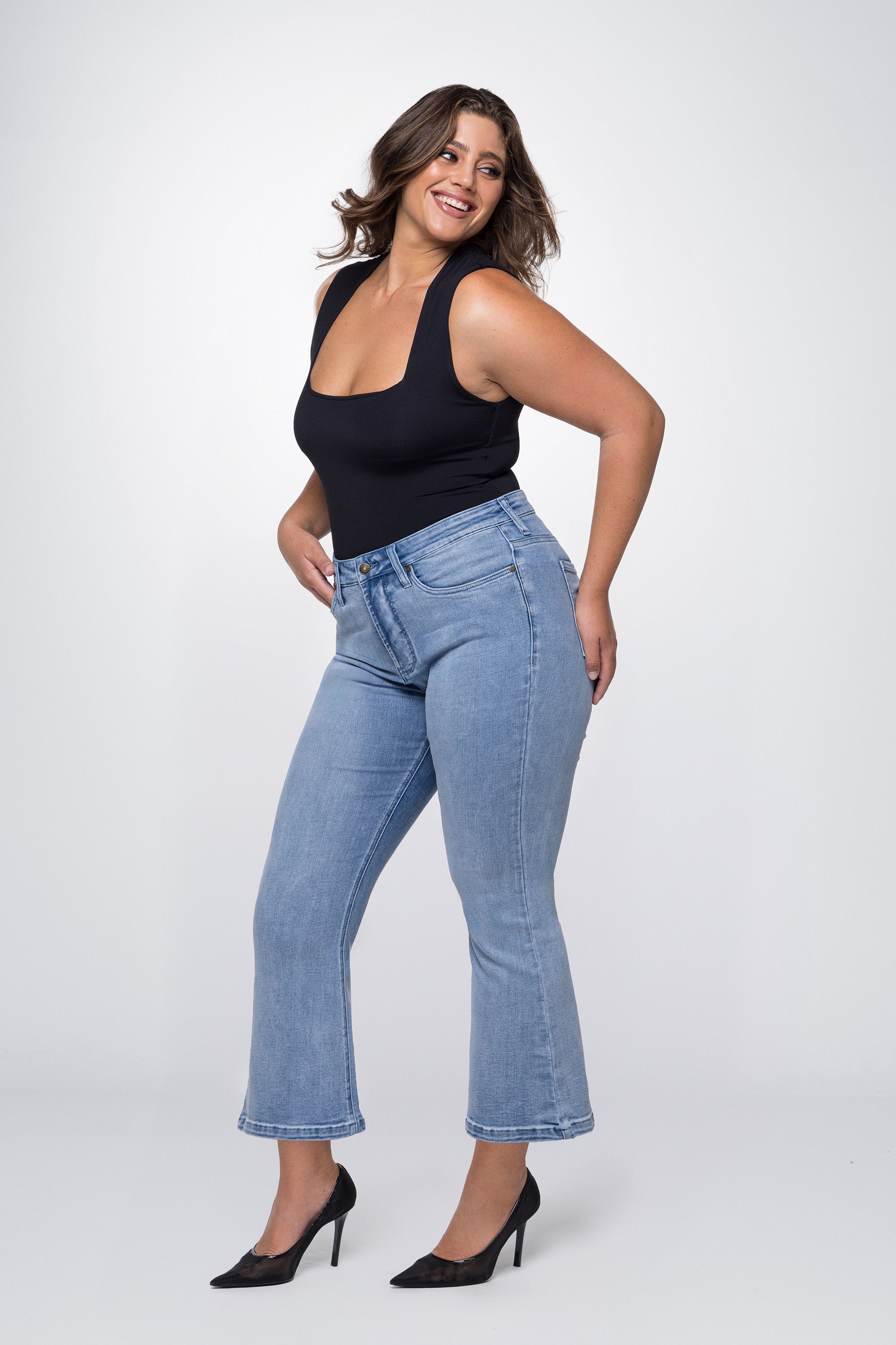 BOBI CROPPED Sunrise Blue